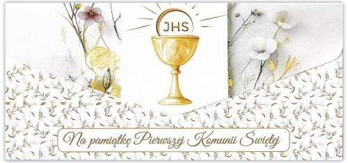 Karnet-koperta DL Pamiątka I Komunii