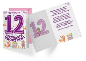KARNET B6 PR-313 URODZINY 12