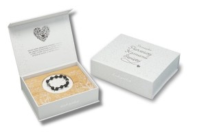 BRANSOLETKA RÓŻANIEC CZARNY