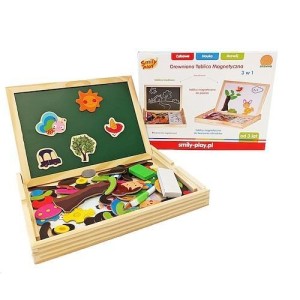 DREWNIANA TABLICA MAGNETYCZNA, SMILY PLAY