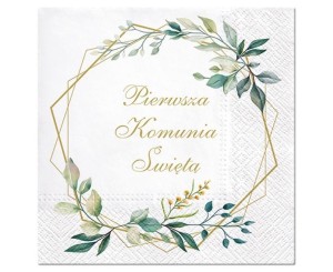 SERWETKI KOMUNIA 33X33CM 20SZT