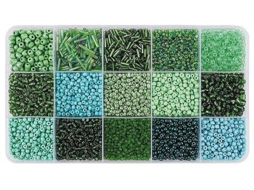 Koraliki DIY odcienie turkusowe, ADAR