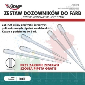 ZESTAW PIPETEK 6SZT