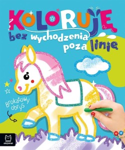 KOLORUJĘ BEZ WYCHODZENIA POZA LINIĘ. BROKATOWY...