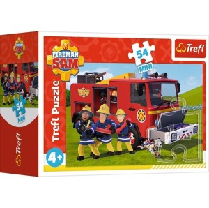 PUZZLE 54 MINI STRAŻAK SAM W GOTOWOŚCI 2 TREFL