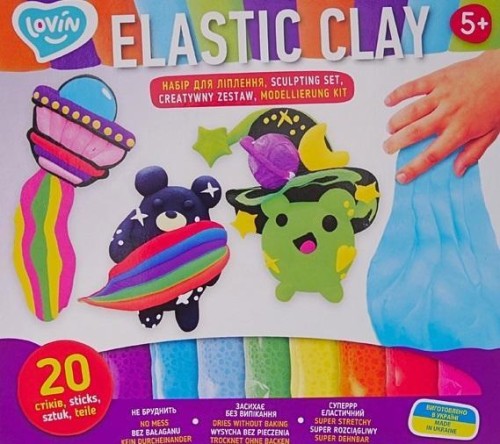 Zestaw lekkiej ciastoliny 20szt, Okto