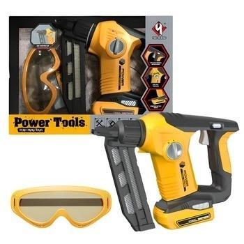 Pistolet do gwoździ takier dla dzieci z googlami