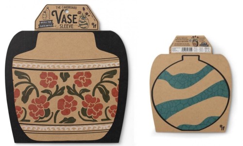 Wazon - kartonowy rękaw - Red Floral, IF