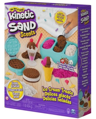 Kinetic Sand Lodowe specjały 454g, Spin Master