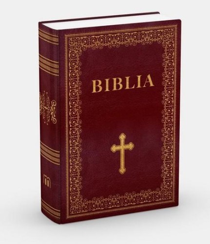 Biblia Edukacyjna w obwolucie komunijnej