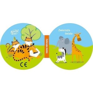 KSIĄŻECZKA DO KĄPIELI ZWIERZĘTA ŚWIATA, SMILY PLAY