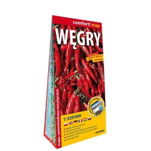 COMFORT! MAP WĘGRY 1:520 000, PRACA ZBIOROWA