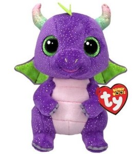 BOOS DAPHNE - FIOLETOWY DINOZAURPURPLE 15 CM, TY
