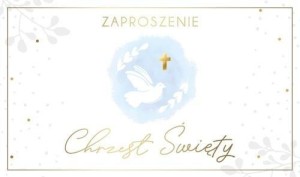 ZAPROSZENIE CHRZEST (10SZT)