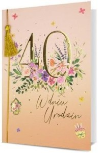 KARNET B6 URODZINY 40