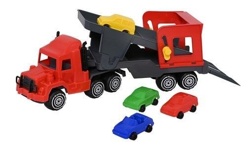 Laweta z samochodami 47cm, Plasto