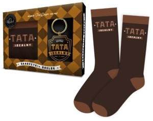 ZESTAW BRELOK + SKARPETKI IDEAŁ-TATA, PAN DRAGON