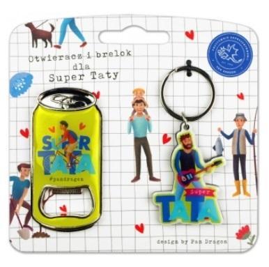 Zestaw brelok + otwieracz Porys-Tata, Pan Dragon