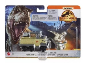 MATCHBOX JURASSIC WORLD TRANSPORTER Z WELOCIRAPTO