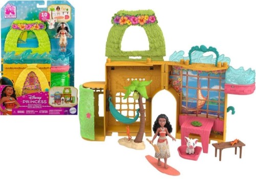 Zestaw Disney Vaiana Domek + figurka, Mattel