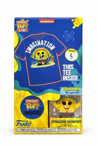 FUNKO T-SHIRT SPONGE BOB L + FIGURKA