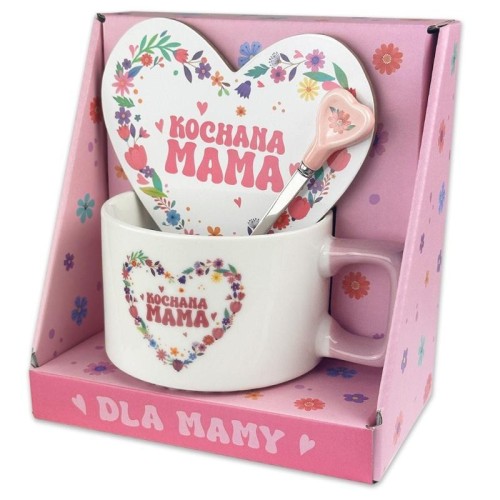 Zestaw Kubek z łyżeczką - Najlepsza Mama