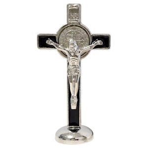 KRZYŻ STOJĄCY CZARNY 8CM