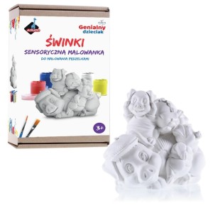 GENIALNY DZIECIAK. MALOWANKA SENSORYCZNA ŚWINKI