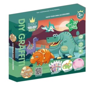 ZESTAW KREATYWNY DINOZAURY, ASKATO