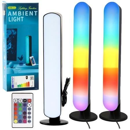 Zestaw Lampy Ambient RGB LED Gamingowe na Biurko P