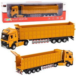 CIĘŻARÓWKA WYWROTKA ŻÓŁTA, LEANTOYS