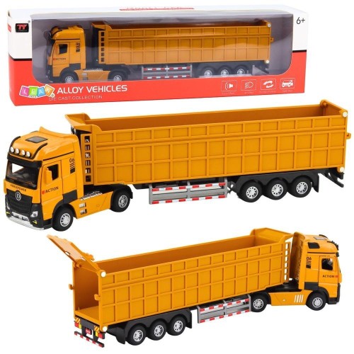 Ciężarówka wywrotka żółta, Leantoys