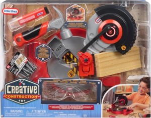CREATIVE CONSTRUCTION POWER CUTS SET, LITTLE TIKES