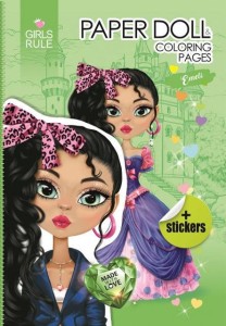 PAPIEROWA LALKA DO WYCINANIA EMELI