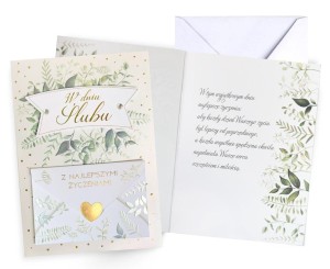 KARNET ŚLUB KOPERTA