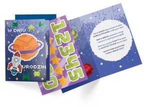 KARNET B6 URODZINY DZIECIĘCE (WYMIENNE CYFRY)