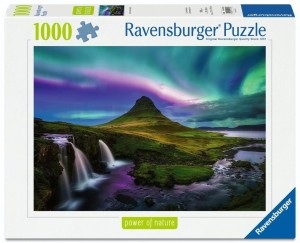 PUZZLE 1000 AURORA OVER KIRKJUFELL, RAVENSBURGER