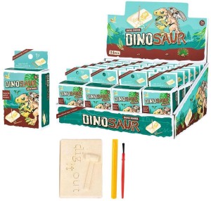 WYKOPALISKA PALEONTOLOG SZKIELET DINOZAURA, TRIFOX