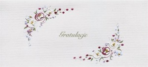 KARNET GRATULACJE DL G08 - KWIATY