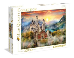 PUZZLE 2000 HQ NEUSCHWANSTEIN, CLEMENTONI