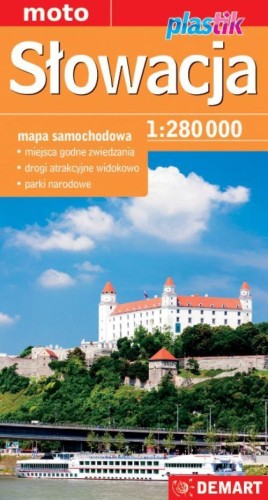 Słowacja mapa samochodowa, opracowanie zbiorowe