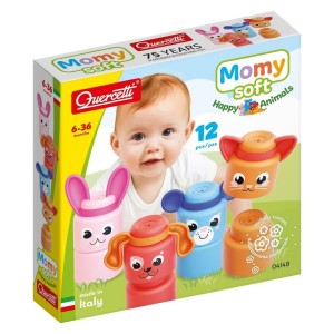 QUERCETTI MIĘKKIE KLOCKI MOMY ZWIERZĄTKA 12EL