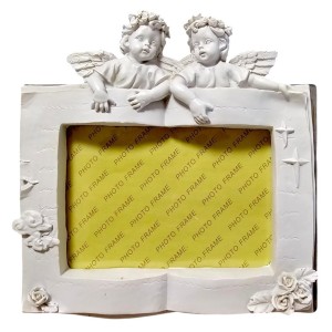 RAMKA Z ŻYWICY SYNTETYCZNEJ ANIOŁKI, ART SACRUM