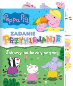 PEPPA PIG. ZADANIE PRZYKLEJANIE, PRACA ZBIOROWA