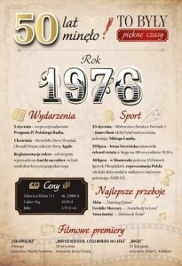 KARNET URODZINY 50