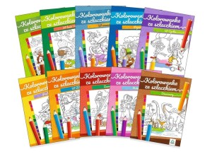 KOLOROWANKA ZE SZLACZKIEM - ZESTAW 10SZT