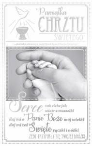 KARTKA OKOLICZNOŚCIOWA CHRZEST CH02