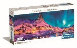 PUZZLE 1000 PANORAMA COLORFUL NIGHT LOFOTEN ISLAND