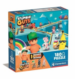 PUZZLE 180 IMPOSSIBLE STUMBLE GUYS, CLEMENTONI