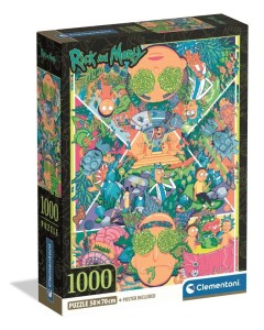 PUZZLE 1000 RICK AND MORTY, CLEMENTONI